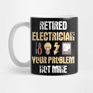 Retired Electrician Gift Idea Mug